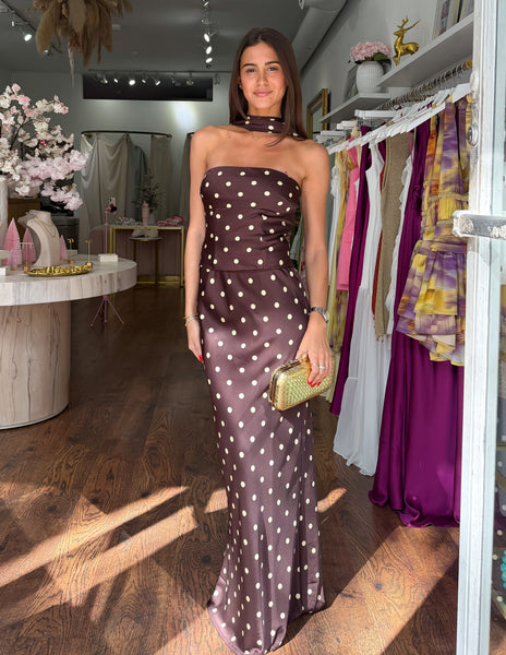 purple polka dot dress PRE-ORDER - New FIT - Maneater Swing in Sunset Light purple and black polka dot fabric Pull over style Fully lined Maternity friendly Smocked bodice Hearts and Roses 50s Rockabilly