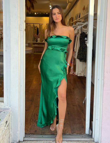 Valentina Maxi Dress - Emerald