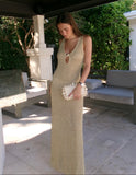 Ariya Maxi Dress - Gold