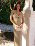 Ariya Maxi Dress - Gold