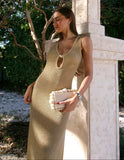 Ariya Maxi Dress - Gold