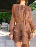 Madeline Skirt Set - Bronze