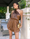 Rosie Mini Dress - Cocoa