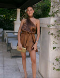 Rosie Mini Dress - Cocoa