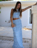 Isla Skirt Set - Blue