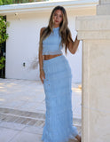 Isla Skirt Set - Blue