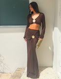 Posie Lace Set - Cocoa