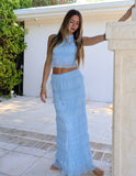 Isla Skirt Set - Blue
