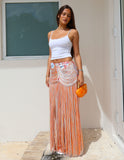 PRE ORDER Sierra Fringe Skirt - Orange