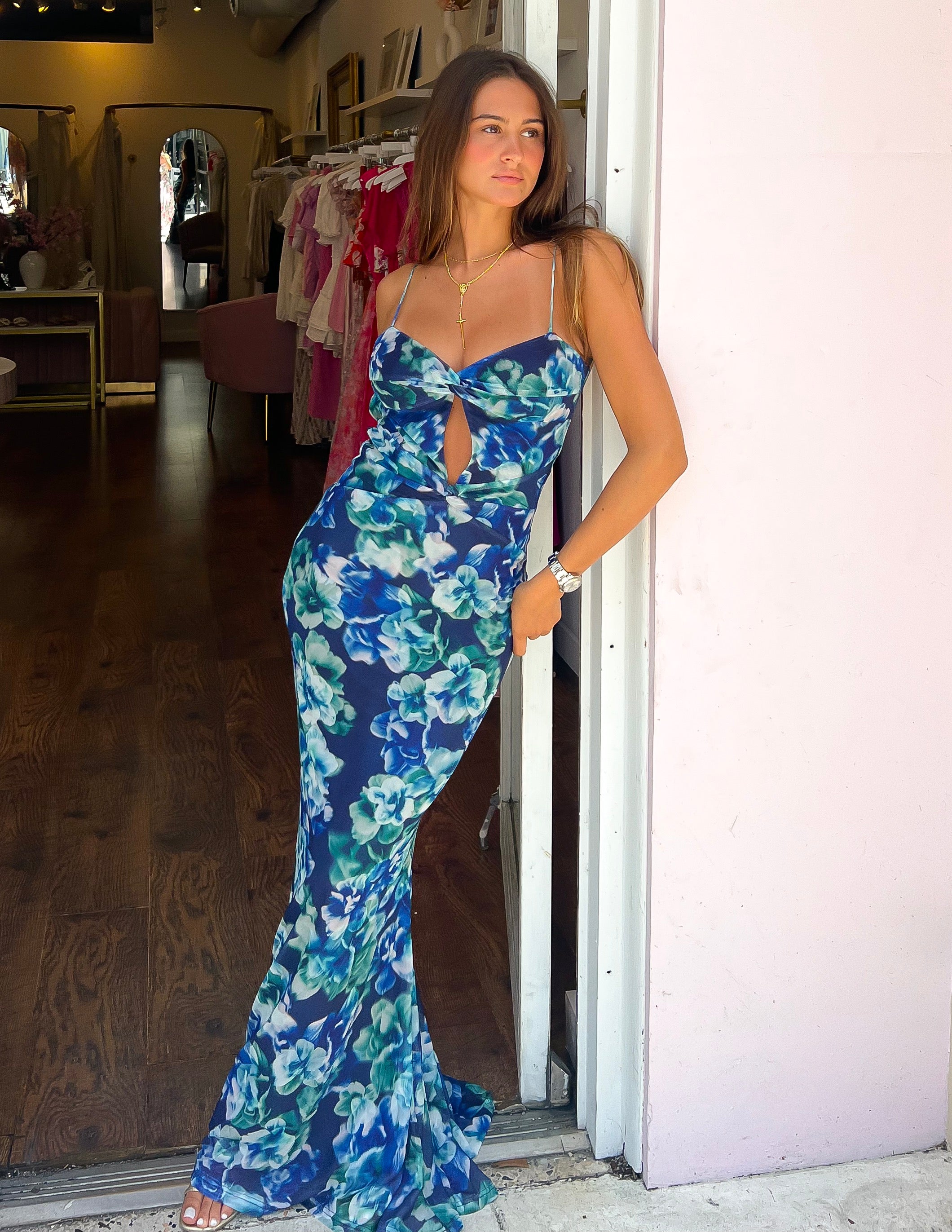 Palma Maxi Dress - Blue