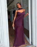 Kate Maxi Dress - Plum