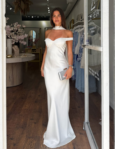 Stella Maxi Dress - Pearl