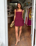 Olivia Romper - Wine