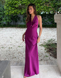 Posey Maxi Dress - Plum