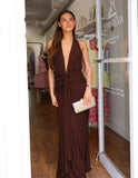 Elliana Maxi Dress - Cocoa