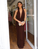 Elliana Maxi Dress - Cocoa