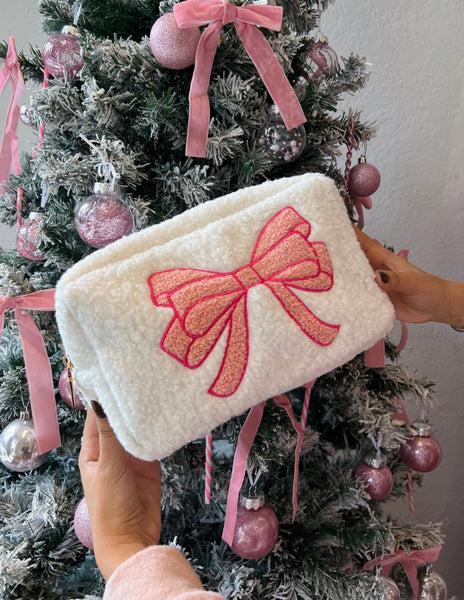 Teddy Bow Pouch