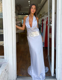 Marcella Maxi Dress - Silver