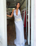 Marcella Maxi Dress - Silver