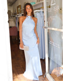 Elise Maxi Dress - Sky Blue