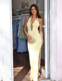 Leah Maxi Dress - Lemon