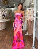 Orchid Maxi Dres - Pink Ombre