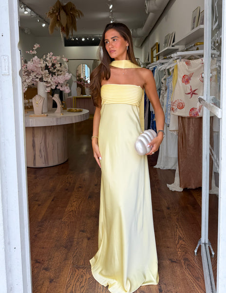 Elsa Maxi Dress - Yellow