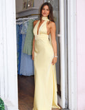 Camille Maxi Dress - Lemon