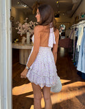 Lilac Ditsy Mini Dress