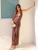 Ayla Maxi Dress - Cocoa