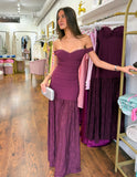 Shayla Maxi Dress - Wine