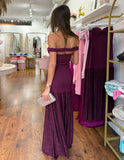 Shayla Maxi Dress - Wine