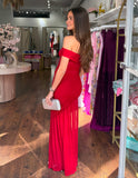 Carrie Maxi Dress - Red