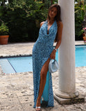 Mila Maxi Dress - Blue