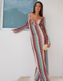 Emi Knit Maxi - Chevron