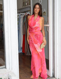 Alanni Maxi Dress - Tropical Orchid