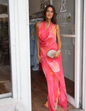 Alanni Maxi Dress - Tropical Orchid