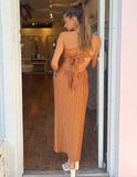 Cannes Midi Dress - Rust