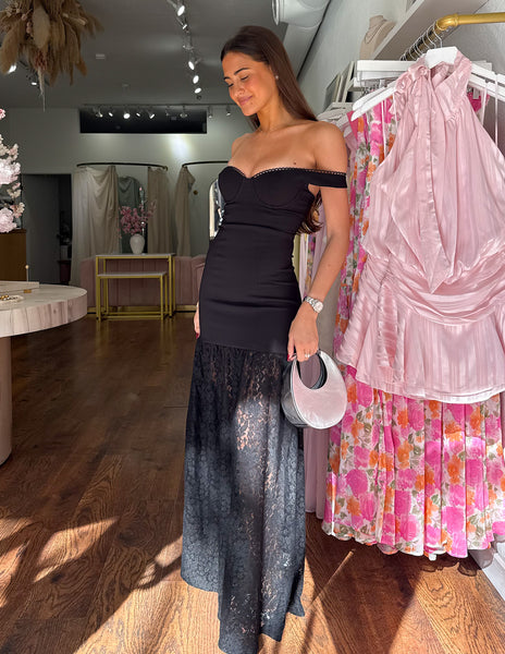 Shayla Maxi Dress - Black