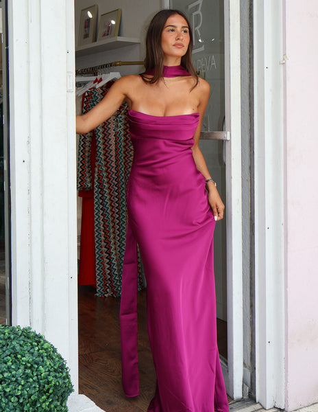Madeline Maxi -  Plum