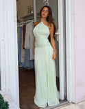 Ava Maxi Dress - Metallic Sage