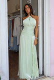 Ava Maxi Dress - Metallic Sage