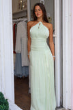 Ava Maxi Dress - Metallic Sage