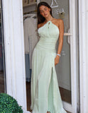 Ava Maxi Dress - Metallic Sage