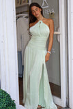 Ava Maxi Dress - Metallic Sage
