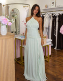 Ava Maxi Dress - Metallic Sage