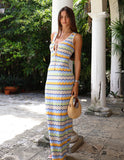 Lia Knit Maxi - Chevron