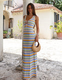 Lia Knit Maxi - Chevron