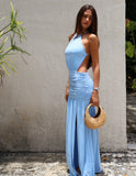 Imara Maxi Dress - Sky Blue