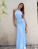 Imara Maxi Dress - Sky Blue